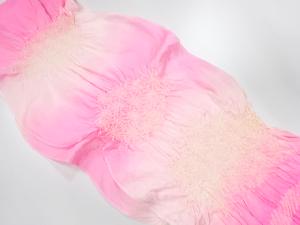 正絹　絞り　帯揚げ